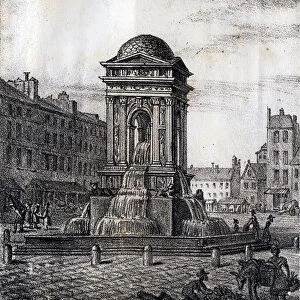 The fountain of the innocent - "Alphabet Picturesque des Monumens de Paris"c
