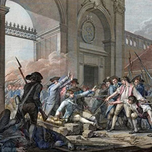 FRENCH REVOLUTION - The heroic courage of the young Desilles, August 31, 1790