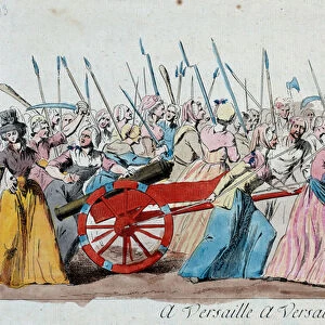 French Revolution: "The March of Women in Versailles on October 5, 1789", 1789