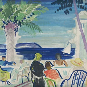 French Riviera, 1920 (oil on canvas)