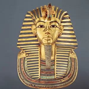 The funerary mask of Tutankhamun (c. 1370-1352 BC) New Kingdom, c