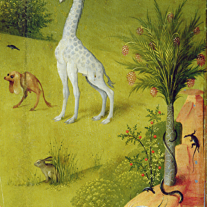 The Garden of Earthly Delights, c. 1500 (oil on panel) (detail of 3425)