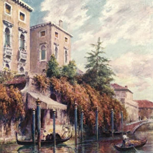 Garden Palazzo Clary (colour litho)
