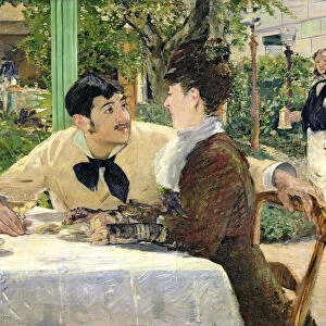 The Garden of Pere Lathuille, 1879 (oil on canvas)