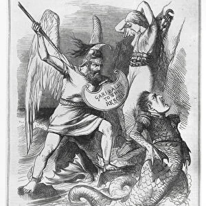 Garibaldi the Liberator, or The Modern Perseus, from Punch, 1860 (engraving)
