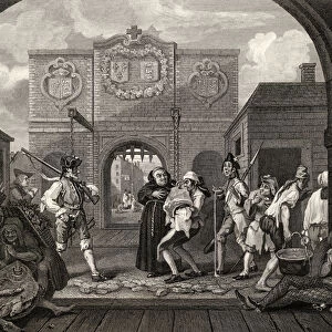 The Gate of Calais, or O The Roast Beef of Old England, from The Works of William Hogarth