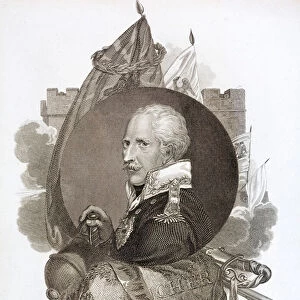 Gebhard von Blucher, Prussian Field Marshal (engraving)