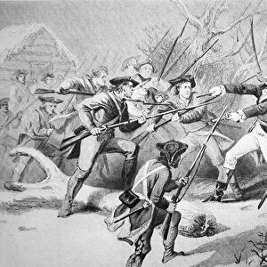 General Anthony Wayne attempts to quell a mutiny of Pennsyvanian troops from Morristown