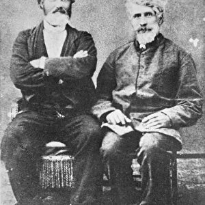 General John R. Baylor (1822-94) and William Bigfoot Wallace (1817-99) at N