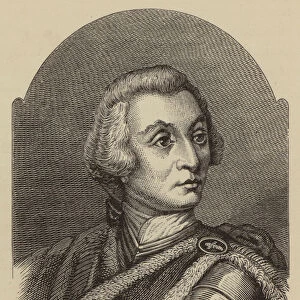 General Oglethorpe, the Founder of Savannah (engraving)