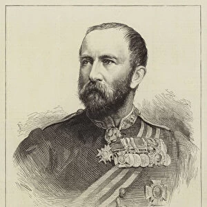 General Sir Evelyn Wood, KCB, commanding in the Transvaal War (engraving)