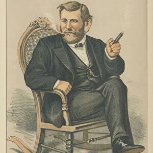 General Ulyssess Grant (colour litho)