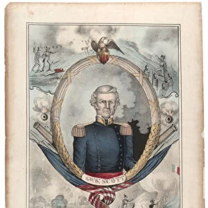 General W. Scott (colour litho)