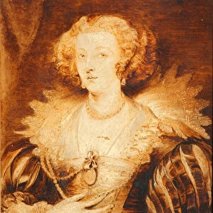 Genevieve d Urfu, 1827 (oil on panel)