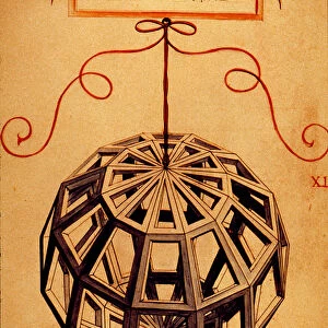 Geometry: "A Polyhedron"Page taken from the manuscript "