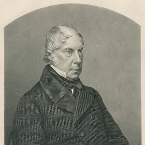 George Hamilton-Gordon, 4th Earl of Aberdeen, engraved by D. J. Pound from a photograph
