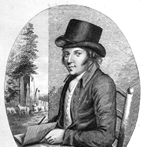 George Morland, engraved by G. Scott, 1805 (engraving) (b / w photo)