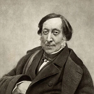 Gioachino (Antonio) Rossini (1792-1868) Italian composer. From a photograph by Nadar, pseudonymn of Gaspard-Felix Tournachon (1820-1910)