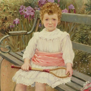 Girl with a Badminton Racket