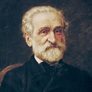 Giuseppe Verdi (1813-1901) (oil on canvas)