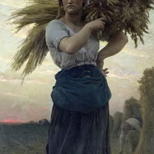 The Gleaner, 1877 (oil on canvas)