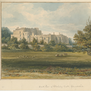 Gloucestershire - Berkeley Castle, 1822 (w / c on paper)