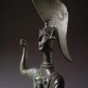 Goddess Menerva (Menrva), bronze sculpture, 440-420 BC