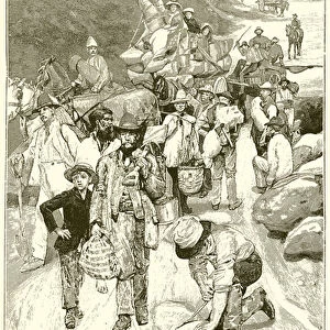 A Gold Rush (engraving)