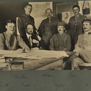 Golt, Tucker, Bull, Aikens, Bragg and Paris, c. 1916 (b / w photo)