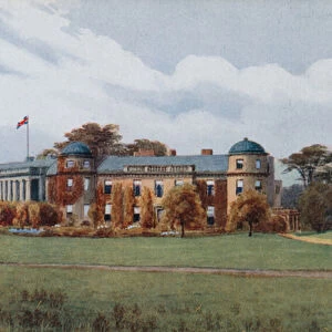 Goodwood House, Nr Chichester (colour litho)