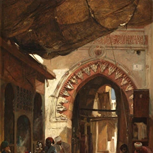 The Grand Bazaar, Cairo, 1869-70 (oil on canvas)