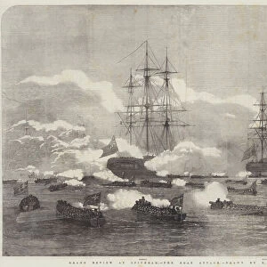 Grand Review at Spithead, the Boat Attack (engraving)