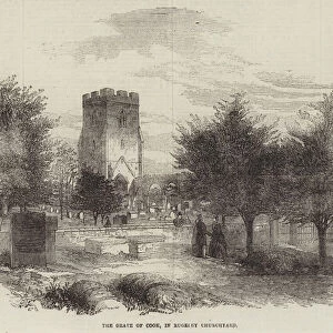 The Grave of Cook, in Rugeley Churchyard (engraving)