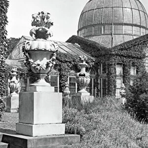 The Great Conservatory, Syon House, from The English Country House (b/w photo)