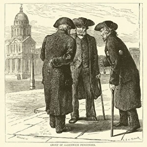 Group of Greenwich Pensioners (engraving)