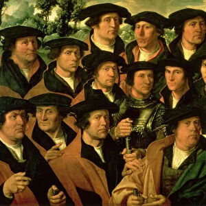 Group Portrait of the Shooting Company of Amsterdam, 1532 (oil on canvas)