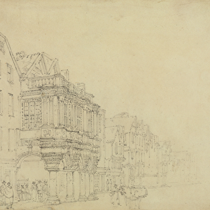 The Guildhall, Exeter, c. 1797 (graphite on paper)