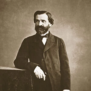 Guiseppe Verdi, 1860 (photogravure)