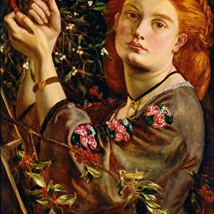 Hanging the Mistletoe, 1860 (panel)