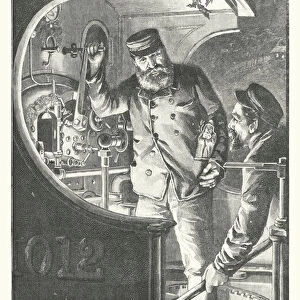 A Happy New Year on the Line! (engraving)