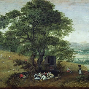 The Harvest (oil on panel)