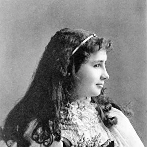 Helen Keller, 1893 (b / w photo)