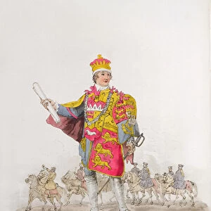 Herald, from Costume of Great Britain, published by William Miller