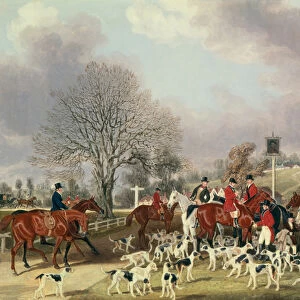 The Hertfordshire Hunt (oil on canvas)