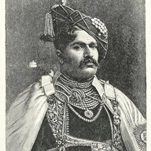 HH The Maharajah of Kolhapur (litho)