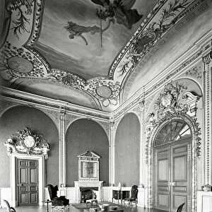 The High Saloon, Castle Howard, Yorkshire, from England's Lost Houses by Giles Worsley (1961-2006) published 2002 (b/w photo)