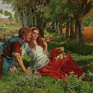 The Hireling Shepherd, 1851 (oil on canvas)