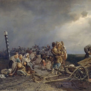 A Holt of The Prisoners, 1861 (oil on canvas)