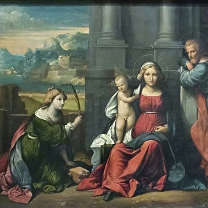 Holy Family (oil on canvas)