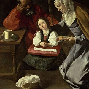 The Holy Family (oil on canvas) (for details see 91651-2)